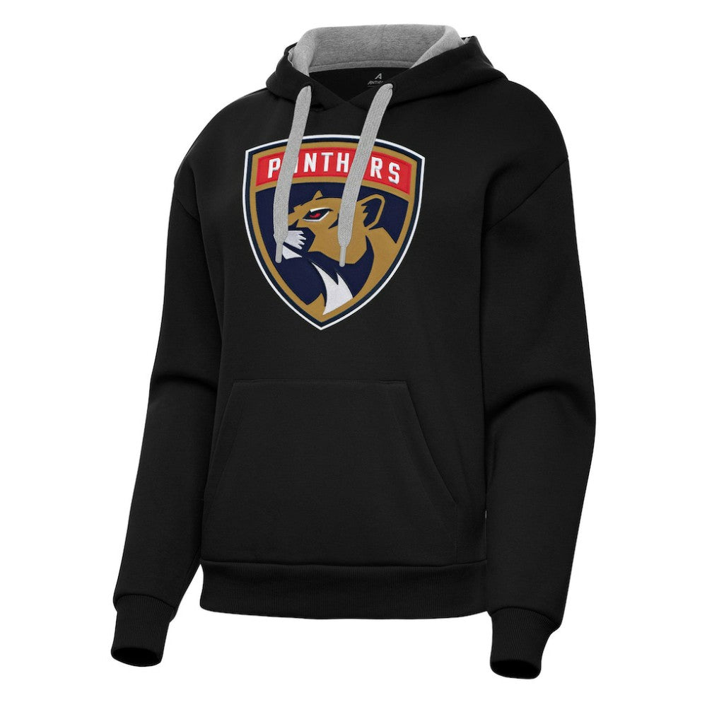 Florida Panthers Antigua Women's Victory Pullover Hoodie - Black - NHL