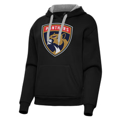 Florida Panthers Antigua Women's Victory Pullover Hoodie - Black - NHL
