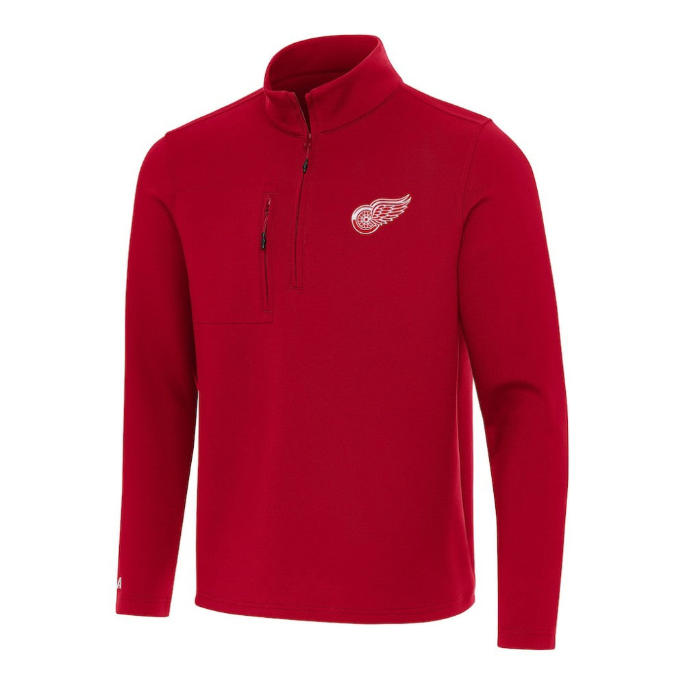 Detroit Red Wings Antigua Insider Quarter-Zip Top - Red - NHL