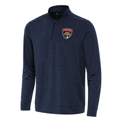 Florida Panthers Antigua Bright Quarter-Zip Top - Heather Navy - NHL