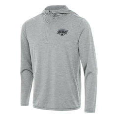 Los Angeles Kings Antigua Tidy Quarter-Zip Hoodie - Heather Gray - NHL