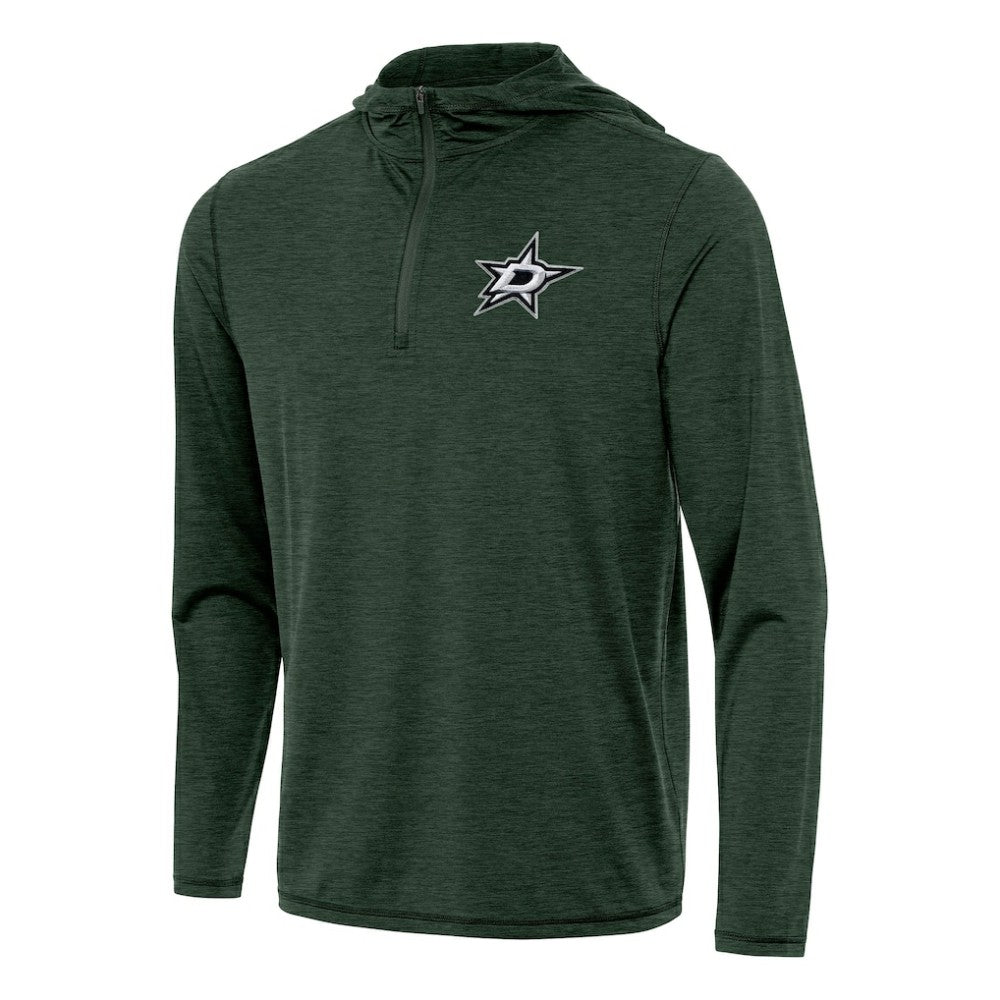 Dallas Stars Antigua Tidy Quarter-Zip Hoodie - Hunter Green - NHL