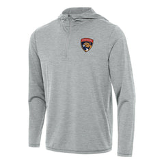 Florida Panthers Antigua Tidy Quarter-Zip Hoodie - Heather Gray - NHL