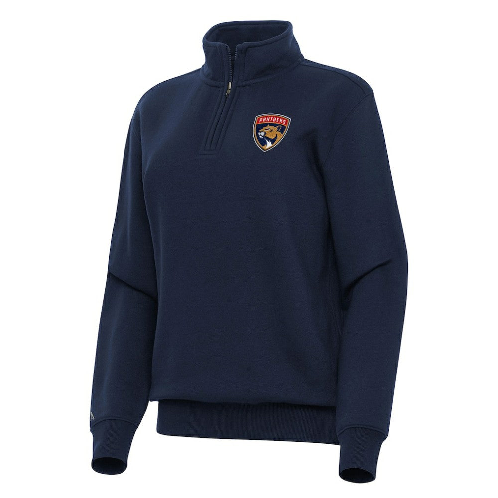 Florida Panthers Antigua Women's Victory Quarter-Zip Sweatshirt - Navy - NHL