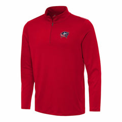 Columbus Blue Jackets Antigua Reprocess Quarter-Zip Top - Red - NHL