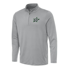 Dallas Stars Antigua Reprocess Quarter-Zip Top - Gray - NHL