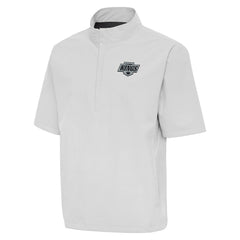 Los Angeles Kings Antigua Brisk Quarter-Zip Windbreaker - Heather Gray - NHL