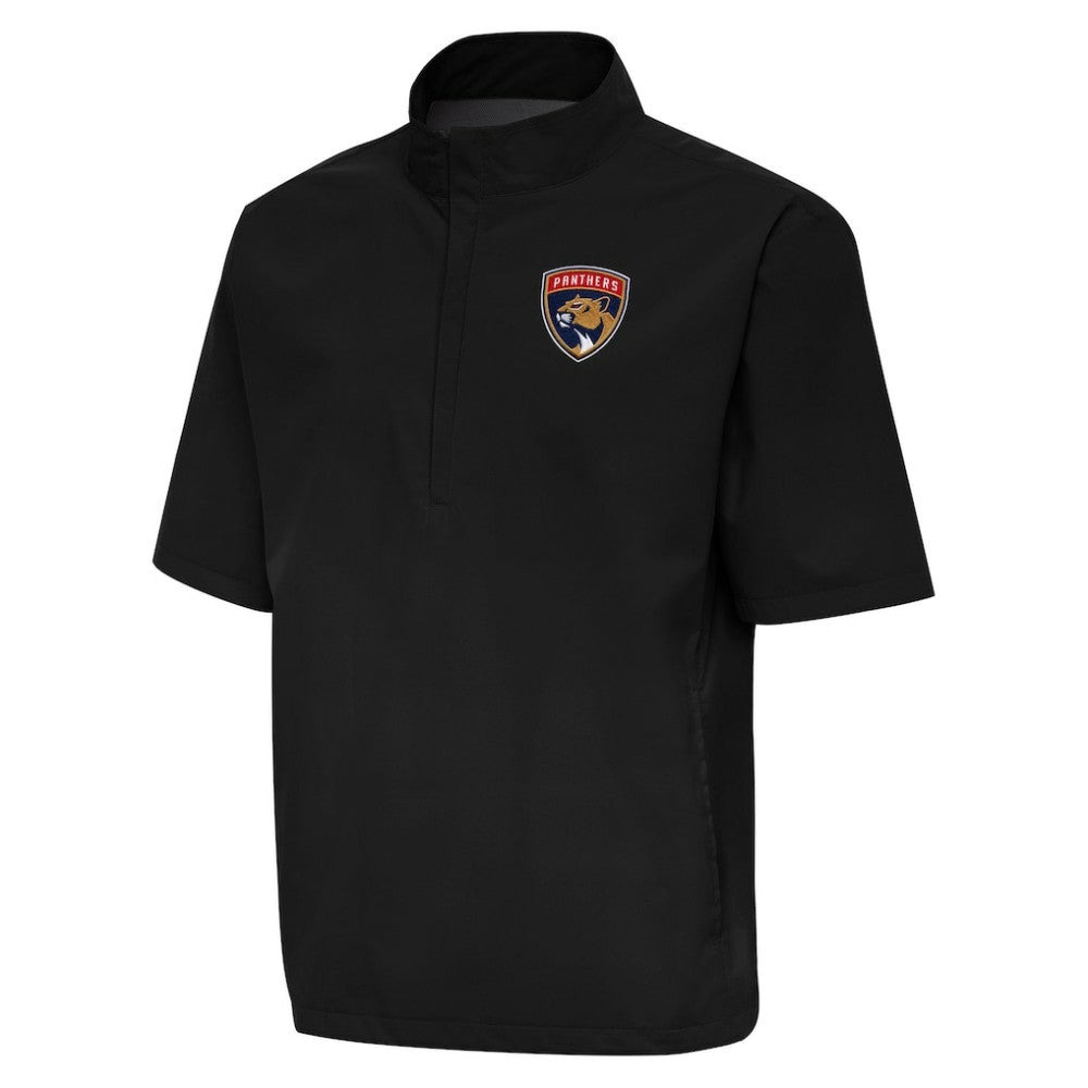Florida Panthers Antigua Brisk Quarter-Zip Windbreaker - Black - NHL