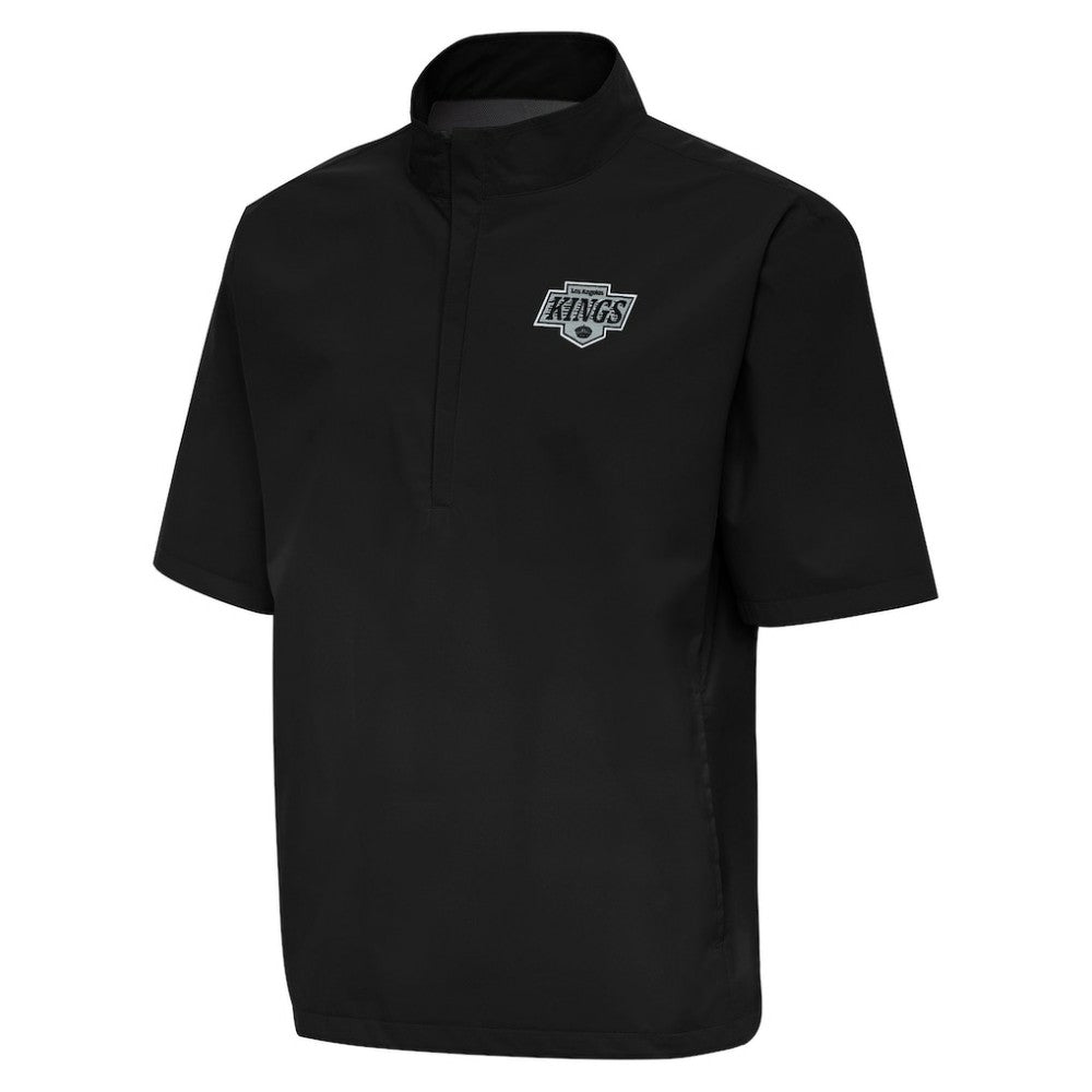 Los Angeles Kings Antigua Brisk Quarter-Zip Windbreaker - Black - NHL