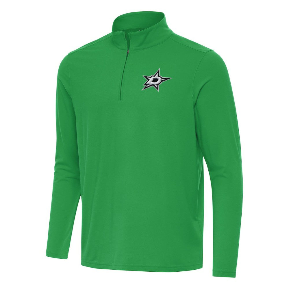 Dallas Stars Antigua Intent Quarter-Zip Top - Kelly Green - NHL