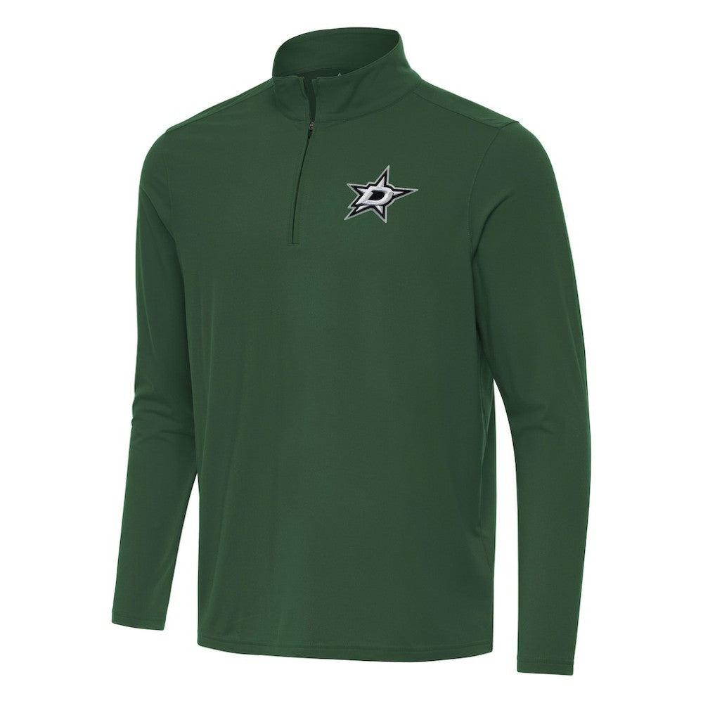 Dallas Stars Antigua Intent Quarter-Zip Top - Hunter Green - NHL