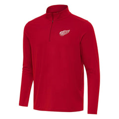 Detroit Red Wings Antigua Intent Quarter-Zip Top - Red - NHL