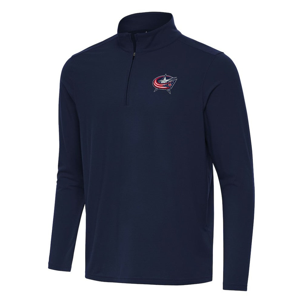 Columbus Blue Jackets Antigua Intent Quarter-Zip Top - Navy - NHL