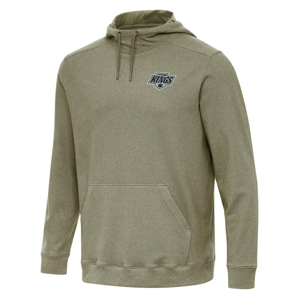 Los Angeles Kings Antigua Cloud Pullover Hoodie - Olive - NHL