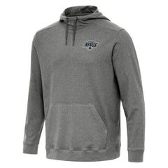 Los Angeles Kings Antigua Cloud Pullover Hoodie - Heather Black - NHL