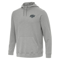 Los Angeles Kings Antigua Cloud Pullover Hoodie - Heather Gray - NHL