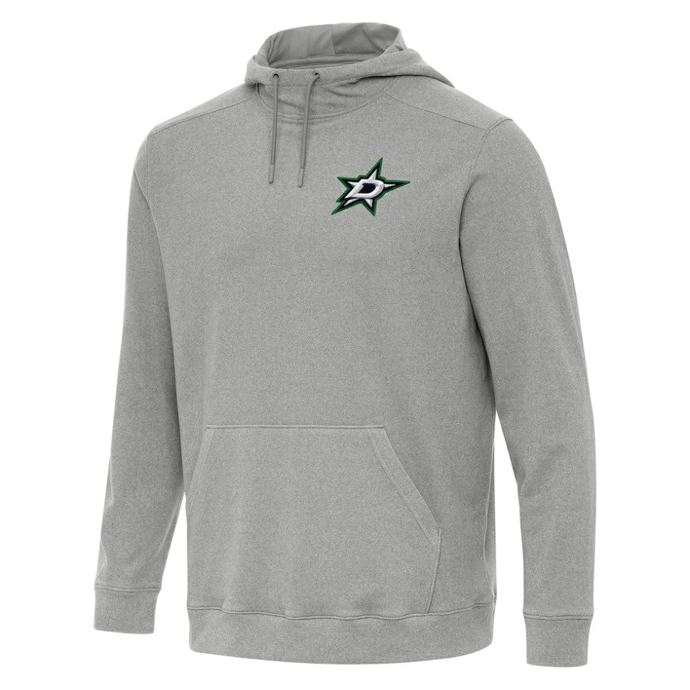 Dallas Stars Antigua Cloud Pullover Hoodie - Heather Gray - NHL