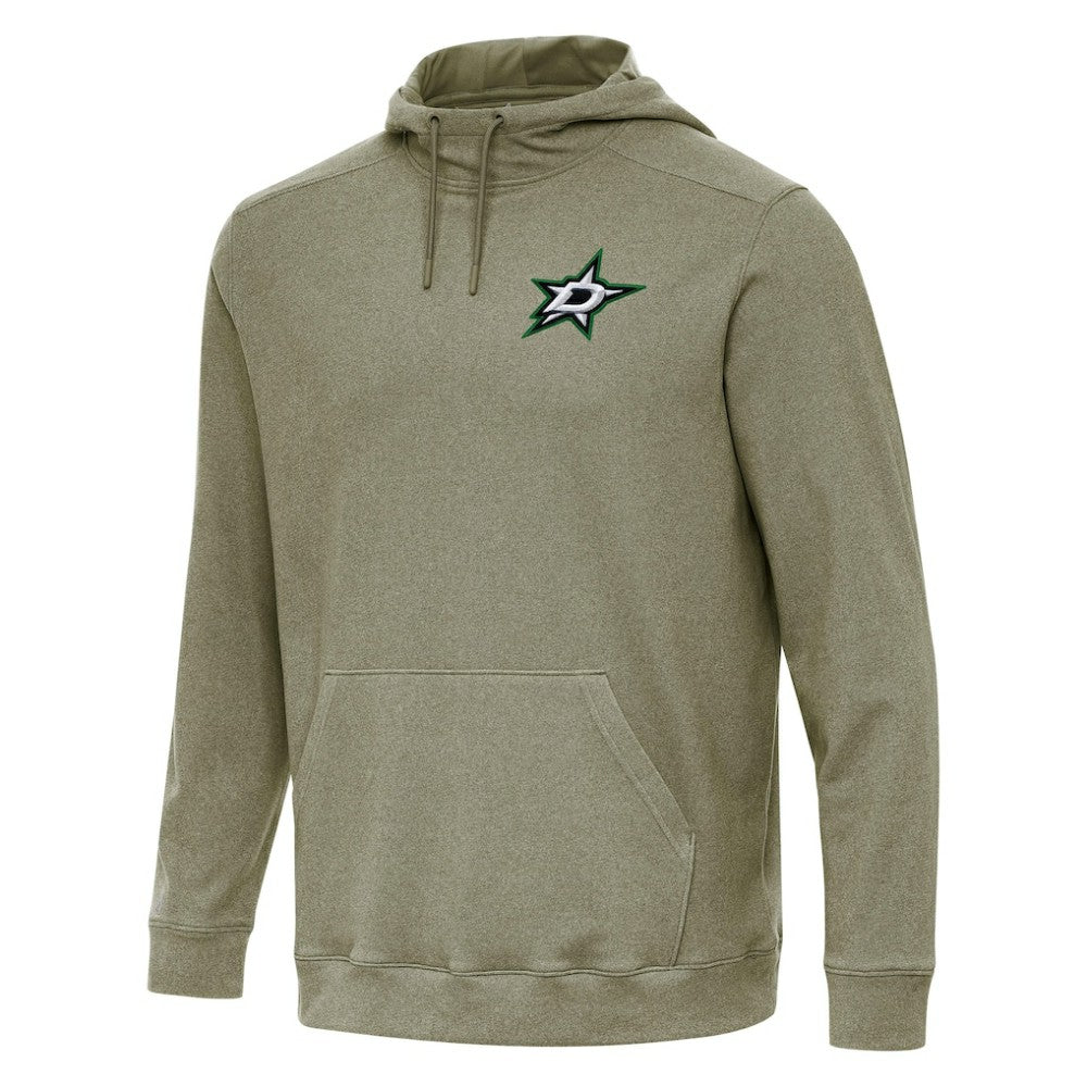 Dallas Stars Antigua Cloud Pullover Hoodie - Olive - NHL