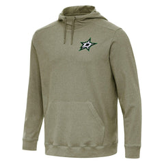 Dallas Stars Antigua Cloud Pullover Hoodie - Olive - NHL