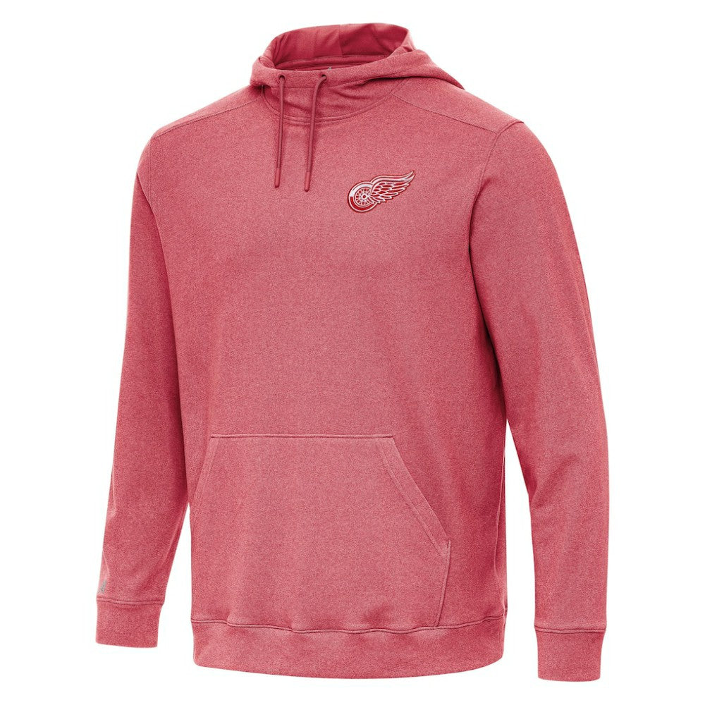 Detroit Red Wings Antigua Cloud Pullover Hoodie - Heather Red - NHL