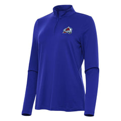 Colorado Avalanche Antigua Women's Reprocess Quarter-Zip Top - Royal - NHL