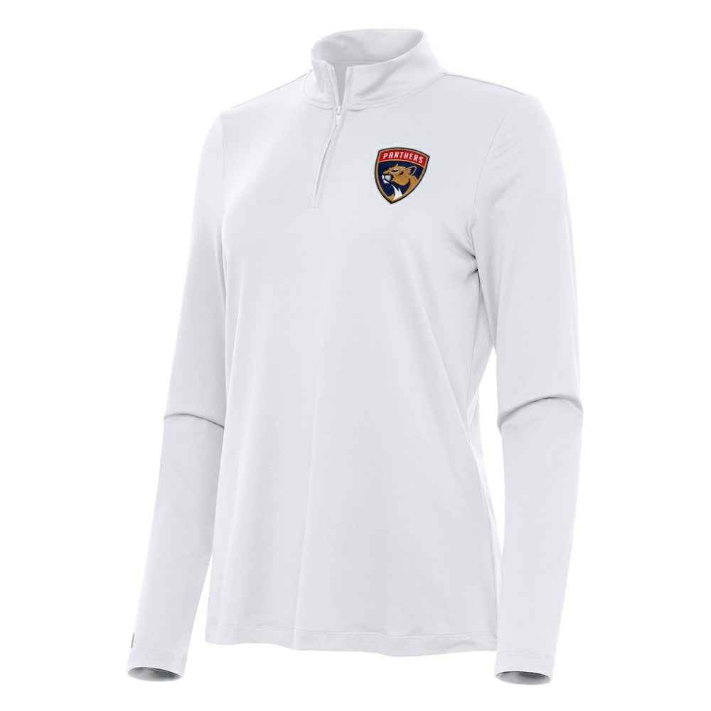 Florida Panthers Antigua Women's Reprocess Quarter-Zip Top - White - NHL