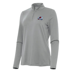 Colorado Avalanche Antigua Women's Reprocess Quarter-Zip Top - Gray - NHL