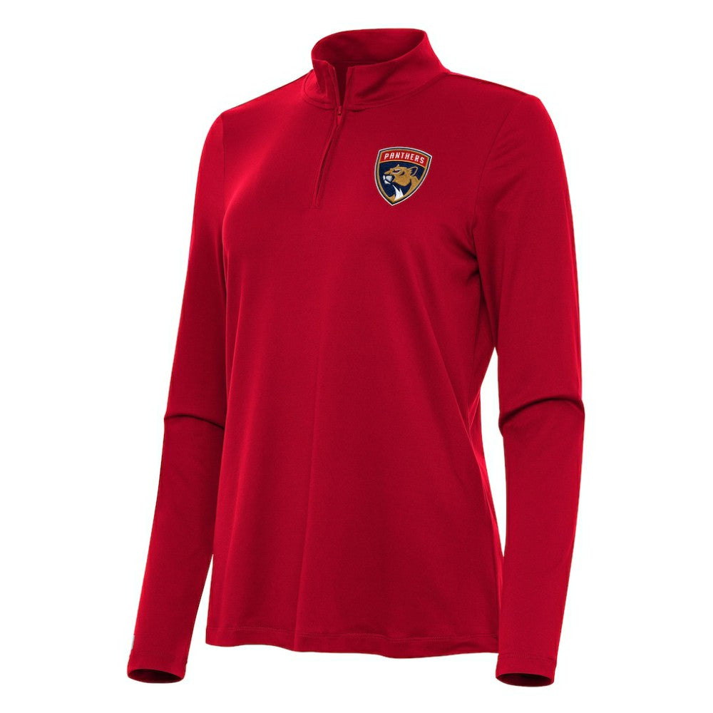 Florida Panthers Antigua Women's Reprocess Quarter-Zip Top - Red - NHL