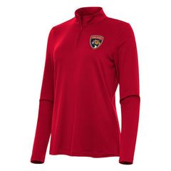 Florida Panthers Antigua Women's Reprocess Quarter-Zip Top - Red - NHL