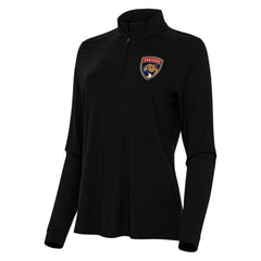 Florida Panthers Antigua Women's Intent Quarter-Zip Top - Black - NHL