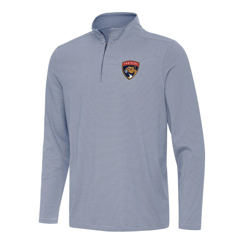 Florida Panthers Antigua Twine Quarter-Zip Top - Navy - NHL