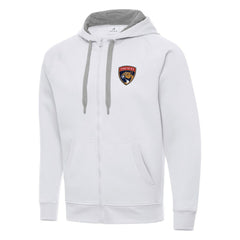 Florida Panthers Antigua Big & Tall Victory Full-Zip Hoodie - White - NHL