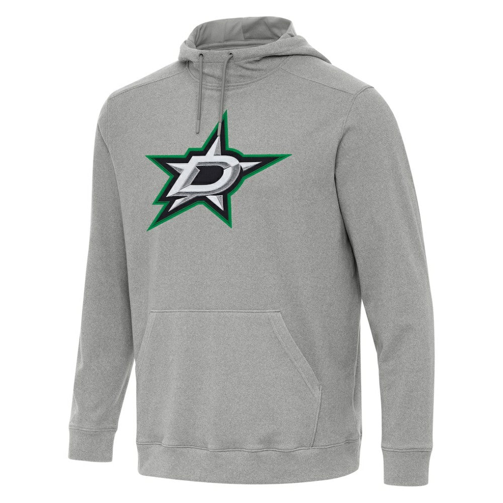 Dallas Stars Antigua Cloud Pullover Hoodie - Heather Gray - NHL