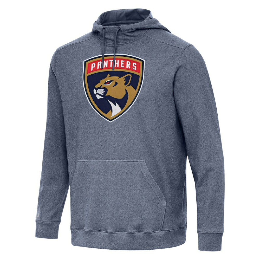 Florida Panthers Antigua Cloud Pullover Hoodie - Heather Navy - NHL