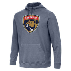 Florida Panthers Antigua Cloud Pullover Hoodie - Heather Navy - NHL