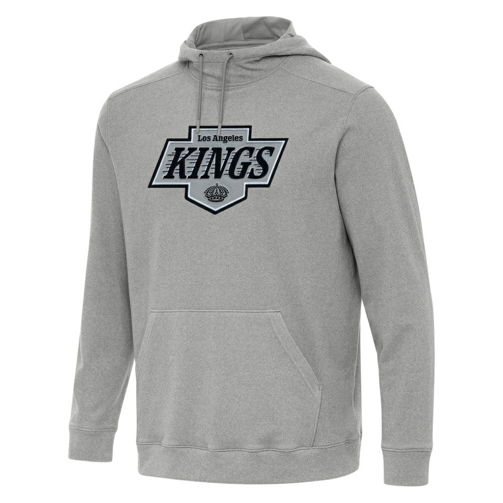 Los Angeles Kings Antigua Cloud Pullover Hoodie - Heather Gray - NHL