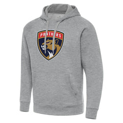Florida Panthers Antigua Big & Tall Victory Pullover Hoodie - Heather Gray - NHL