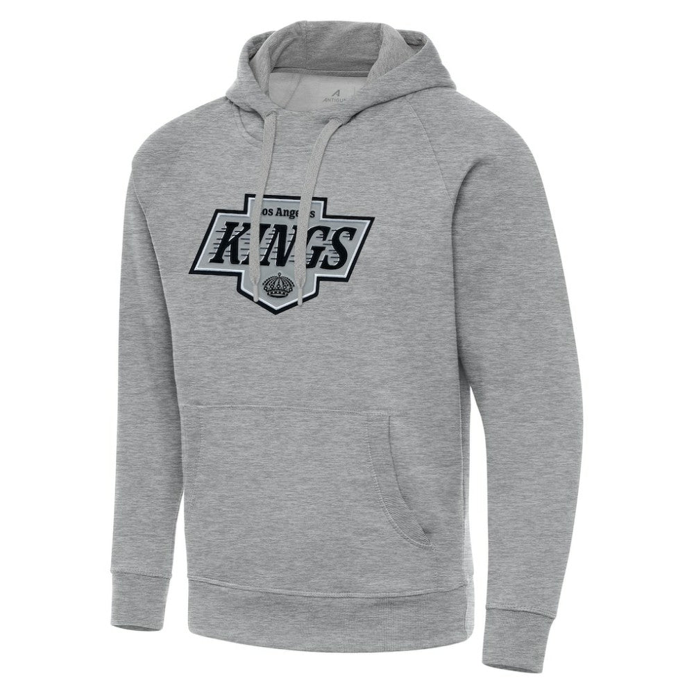 Los Angeles Kings Antigua Big & Tall Victory Pullover Hoodie - Heather Gray - NHL