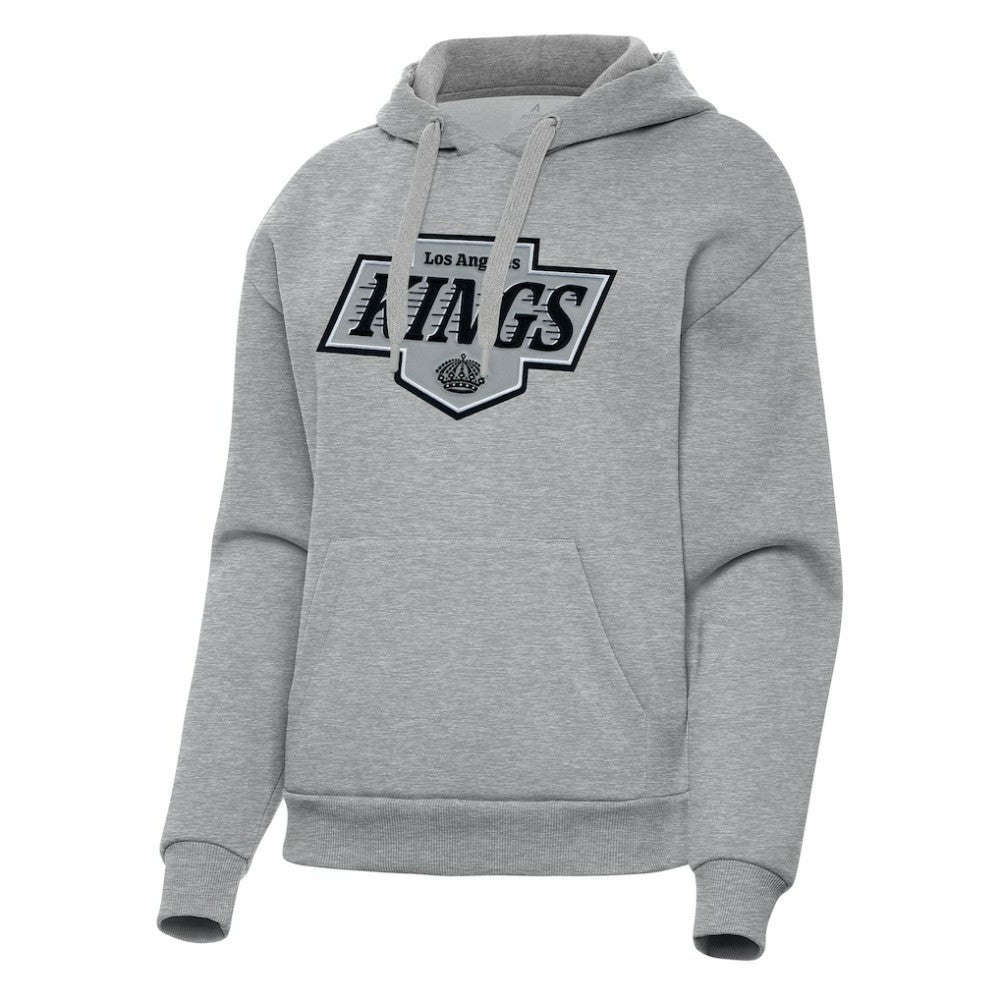 Los Angeles Kings Antigua Women's Victory Pullover Hoodie - Heather Gray - NHL