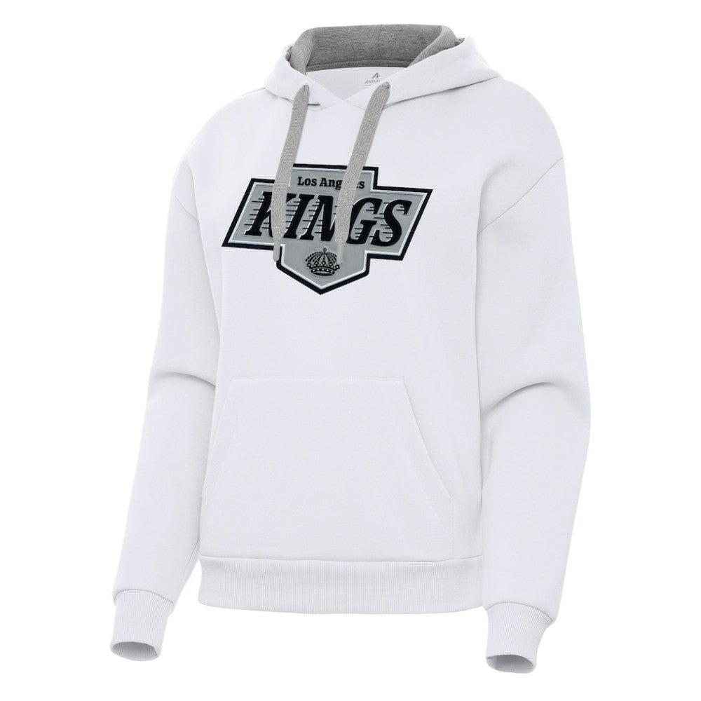 Los Angeles Kings Antigua Women's Victory Pullover Hoodie - White - NHL