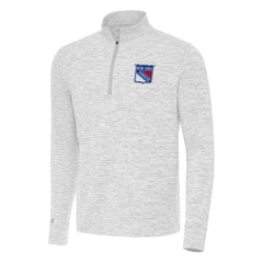 New York Rangers Antigua Cause Quarter-Zip Top - Gray - NHL
