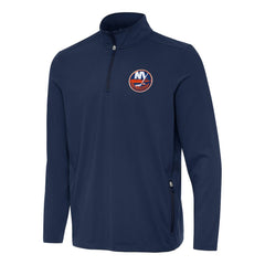 New York Islanders Antigua Perilous Quarter-Zip Sweatshirt - Navy - NHL