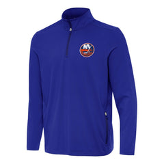 New York Islanders Antigua Perilous Quarter-Zip Sweatshirt - Royal - NHL