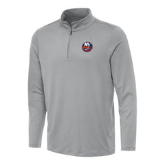New York Islanders Antigua Reprocess Quarter-Zip Top - Gray - NHL