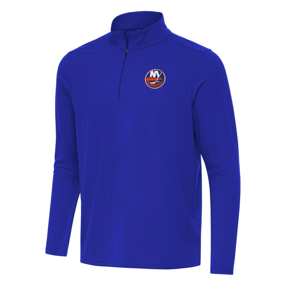 New York Islanders Antigua Intent Quarter-Zip Top - Royal - NHL