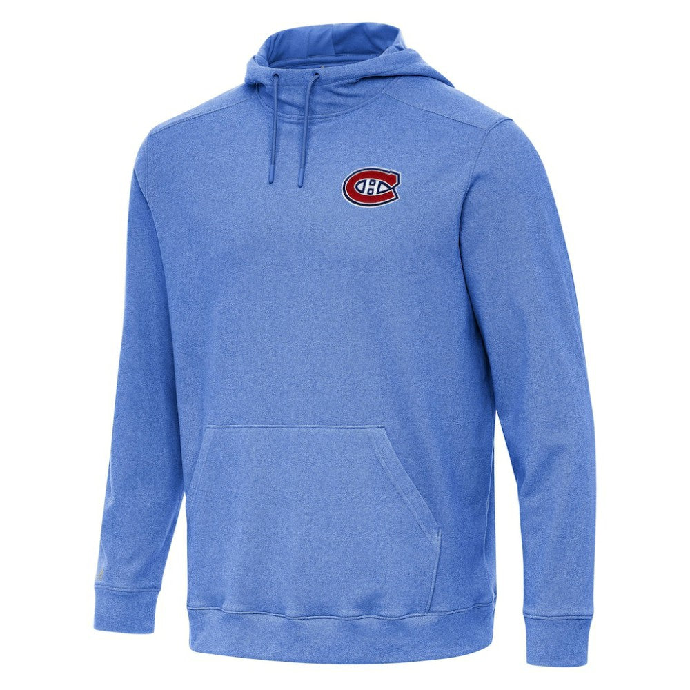 Montreal Canadiens Antigua Cloud Pullover Hoodie - Heather Royal - NHL