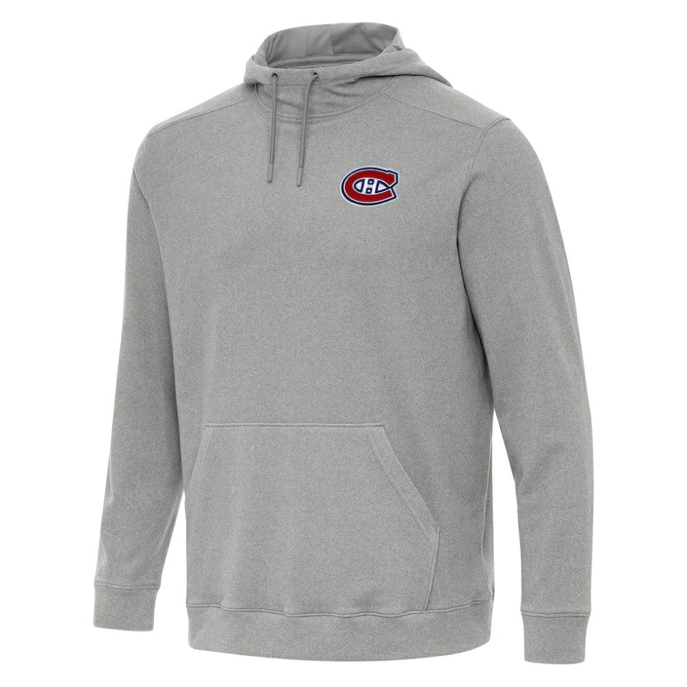 Montreal Canadiens Antigua Cloud Pullover Hoodie - Heather Gray - NHL