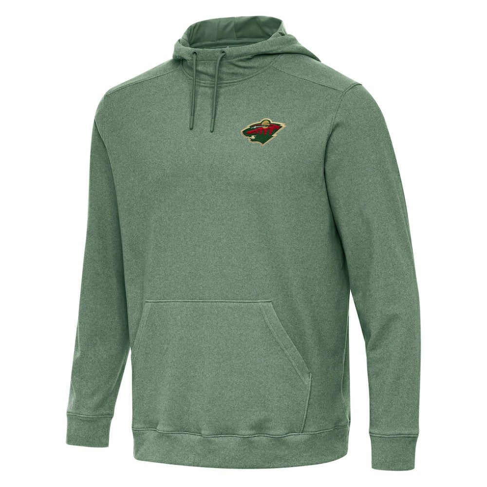 Minnesota Wild Antigua Cloud Pullover Hoodie - Hunter Green - NHL