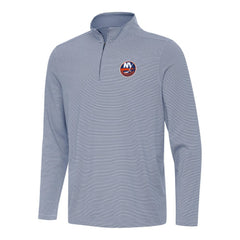 New York Islanders Antigua Twine Quarter-Zip Top - Navy - NHL