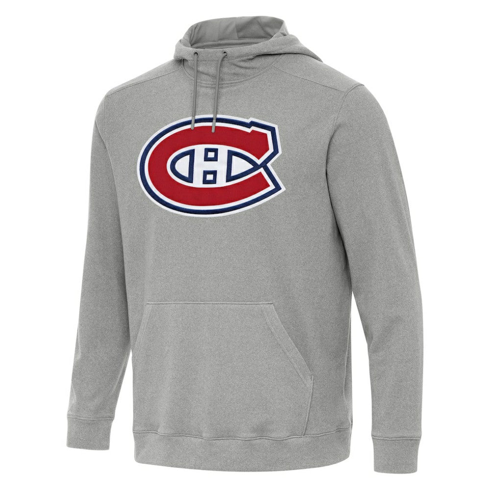 Montreal Canadiens Antigua Cloud Pullover Hoodie - Heather Gray - NHL